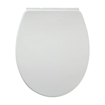 Tiger WC Bril Boston Wit/Chroom Kunststof Met Softclose