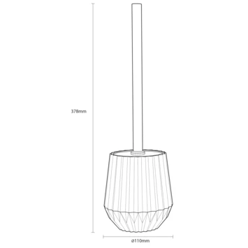 Sealskin Toiletborstel Met Houder Arte Wit - Afbeelding 6