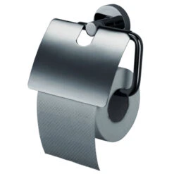 Haceka Toiletrolhouder Kosmos Tec Met Klep RVS