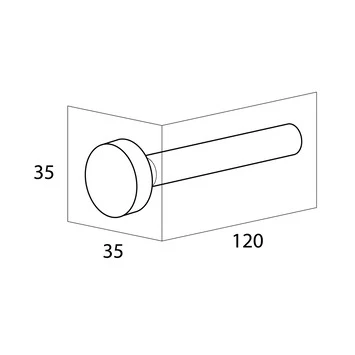 Tiger Reserverolhouder Sem Zwart - Afbeelding 8