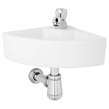 Atlantic Fonteinset Evan Kwartrond Wit 28x28x10 Cm