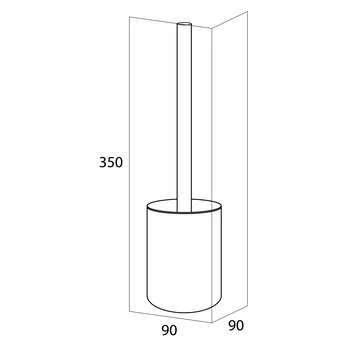 Tiger Toiletborstelhouder Sem Zwart - Afbeelding 5