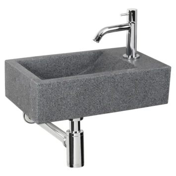 Differnz Fonteinset Cheops Grijs Natuursteen 40x23x11 Cm - Afbeelding 6