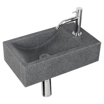 Differnz Fonteinset Cheops Grijs Natuursteen 40x23x11 Cm - Afbeelding 7