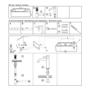Differnz Fonteinset Cheops Grijs Natuursteen 40x23x11 Cm - Afbeelding 9