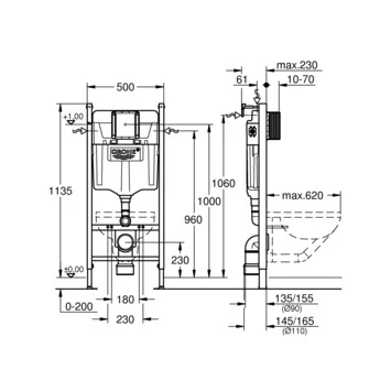 Grohe Solido Inbouwreservoir 3-6-9 Liter - Afbeelding 2