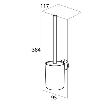 Tiger Toiletborstelhouder Urban Hangend Zwart - Afbeelding 10