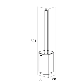 Tiger Toiletborstelhouder Cooper Vrijstaand - Afbeelding 6