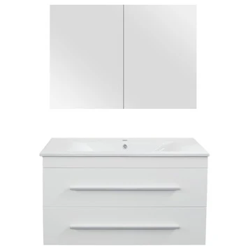 Style Badmeubelset Mat Wit 90 Cm