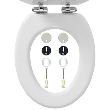 Tiger WC Bril Mississippi Wit Hout Met Softclose - Afbeelding 5