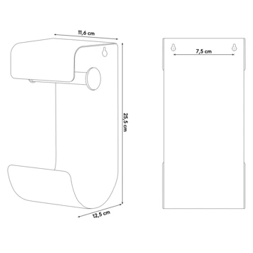 Sealskin WC-rolhouder Brix Metaal Wit - Afbeelding 11