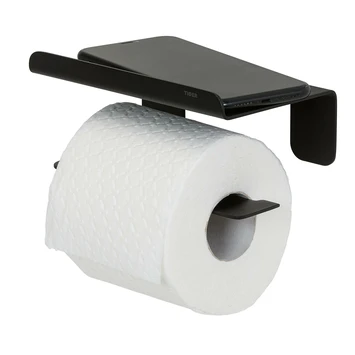 Tiger Colar Toiletrolhouder Met Planchet Zwart - Afbeelding 3