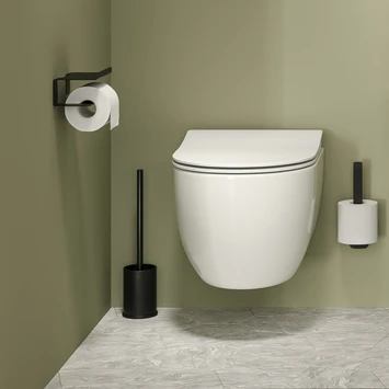 Tiger Colar Toiletrolhouder Met Planchet Zwart - Afbeelding 8