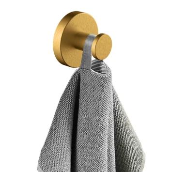 Marho Handdoekhaak Luxor Groot Geborsteld Messing - Afbeelding 2