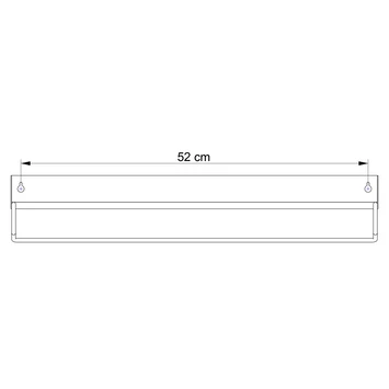 Sealskin Brix Wandrek Met Handdoekrek 55 Cm Zwart - Afbeelding 3