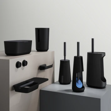 Tiger Toiletborstelhouder Tess Met Opbergvak Staand Zwart/antraciet - Afbeelding 10