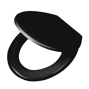 Tiger WC Bril Mason Zwart Kunststof Met Softclose - Afbeelding 2