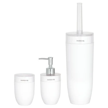 Sealskin Toiletborstel Met Houder Bloom Wit - Afbeelding 2