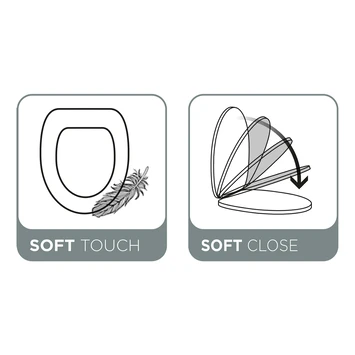 Tiger WC Bril Reno Grijs - Afbeelding 8