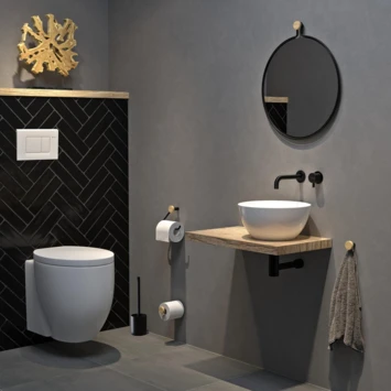 Tiger Toiletrolhouder Sem Zwart - Afbeelding 6