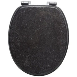 Handson WC Bril Antero Graniet Hout Met Softclose