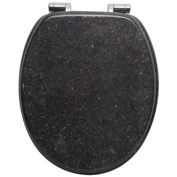 Handson WC Bril Antero Graniet Hout Met Softclose