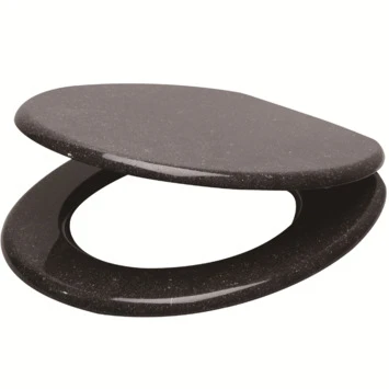 Handson WC Bril Antero Graniet Hout Met Softclose - Afbeelding 2