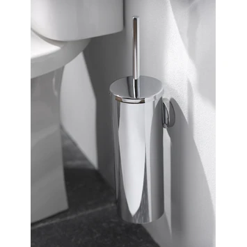 Haceka Toiletborstelhouder Kosmos Tec Hangend Chroom Buitenpot Met Binnenpot - Afbeelding 3