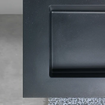 Tiger Reverse Meubelset 2x60 Cm Met 4 Lades Chalet Eik / Mat Zwart Inclusief 2 Quadro Wastafels Mat Zwart - Afbeelding 5