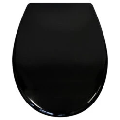 Tiger WC Bril Amadora Zwart Kunststof Met Softclose