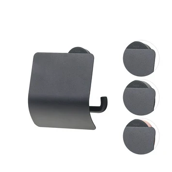 Tiger Toiletrolhouder Urban Zwart Met Klep - Afbeelding 3