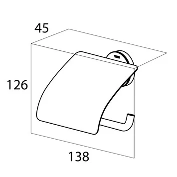 Tiger Toiletrolhouder Urban Zwart Met Klep - Afbeelding 10