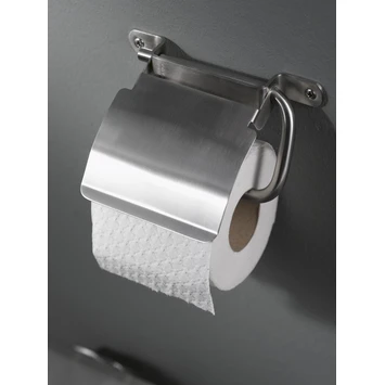 Haceka Toiletrolhouder Ixi Met Klep RVS - Afbeelding 4