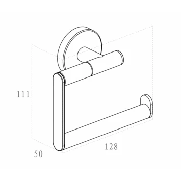 Marho Toiletrolhouder Luxor Zonder Klep Geborsteld Messing - Afbeelding 4