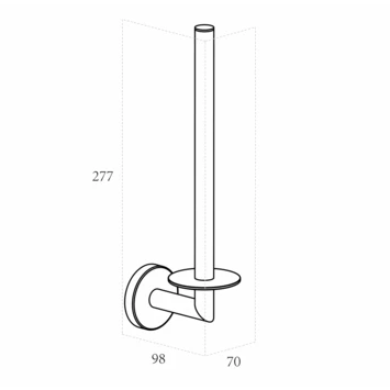 Marho Reserverolhouder Luxor Gun Metal - Afbeelding 4